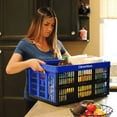 thumbnail image 2 of CleverMade 45L Grated Wall CleverCrate - Royal Blue, 2 of 7