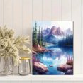 thumbnail image 2 of Qisvanset Framed Canvas Wall Art 12x16 Inch Banff Park Watercolor Natural Scenery Wall Art, 2 of 5