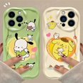 thumbnail image 5 of Sanrio-funda de silicona suave para iPhone, carcasa trasera de Hello Kitty Kuromi 3D Wave para iPhone 15 14 13 12 11 Pro Max X XR XS 8 7 6 6S Plus SE 2020, 5 of 5
