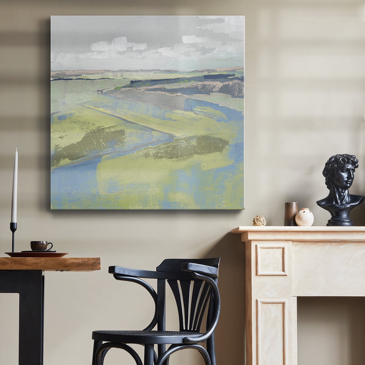 Wexford Home Pastel Prairie II-Premium Gallery Wrapped Canvas, 40" x 40" - Ready to Hang