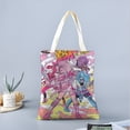 thumbnail image 2 of Jem and The Holograms Bolso de tela con estampado de lienzo para mujer, bolsa de compras reutilizable y estética, con cremallera interior, regalo para mujer,40*40cm., 2 of 6