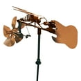 thumbnail image 3 of New Handmade Metal Bee Windmill Clearance, Funny Bee Windmill Garden Decoration, Music Figurines and Statues, Wind Spinners Sculpture, Art Wind Spinners Weather Vane Decor for Father's Day, 3 of 10