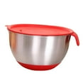 thumbnail image 2 of Cuenco de Cocina de material acero Inoxidable con Tapa, Asa, de Medición, Capacidad de 5 para Mezcr, s, Hornear, , Utensilios de 20 centímetros perfecl Tazón para mezclar de acero inoxidable, 2 of 6