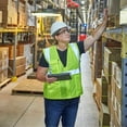 thumbnail image 5 of Women's High Visibility Safety Vest with Reflective Strips, Type R Class 2, 2XL, Lime, SAFEGEAR, 5 of 5