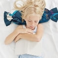 thumbnail image 6 of Salouo Blue Iceberg Leaf Wolf Pattern Cute Bolster Pillow,Cylindrical Pillow Long Pillow for Bed Round Side Pillow for Knee/Leg/Neck ,- Length 24.4" x 9.8" Diameter, 6 of 8