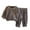 Grey, variant on Kids Pajamas Boys Winter Warm Thermal Long Sleeve Two Piece Outfit With Cute Cartoon Print Cozy Cold Weather Indoor Comfort Pj'S Beige 3-4 Years