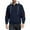 Navy Sweatshirt fot Men, variant on safuny Men's Henley Hoodie Cable Knit Elbow Patch Casual Long Sleeve Pullover Army Green L