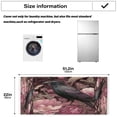 thumbnail image 5 of DEIARA Peony Crow Washing Machine Cloth Dryer Refrigerator Top Cover Protective Non-Slip Mat For Kitchen Laundry, 5 of 6