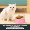 thumbnail image 3 of Methold Cuenco elevado para gatos de estilo moderno para alimentación antifricción Cuenco para perros con inclinación ajustable para bulldog Suministros de alimentación y agua para mascotas, 3 of 4