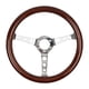 thumbnail image 1 of Volante de Coche Deportivo Volante Madera 38 cm Fácil de Instalar Clásico, 1 of 9