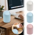 thumbnail image 6 of KMHYYDS Mini Desktop Flip-Top Trash Can, Covered Small Waste Bin for Home Office Desk Dorm Room, Plastic Compact Design (1 Pack, Assorted Colors), 6 of 6