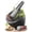 Black 5-Cups, variant on Mortar and Pestle Set - Black Polished Exterior - 1.5 Cup Capacity