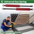 thumbnail image 2 of Unique Bargains 250mm/9.84" Gas Struts 500N Gas Springs Red Carbon Steel 2 Pcs RV Car Toolbox Lid Storage Box Cover Cabinet Door Cover, 2 of 7