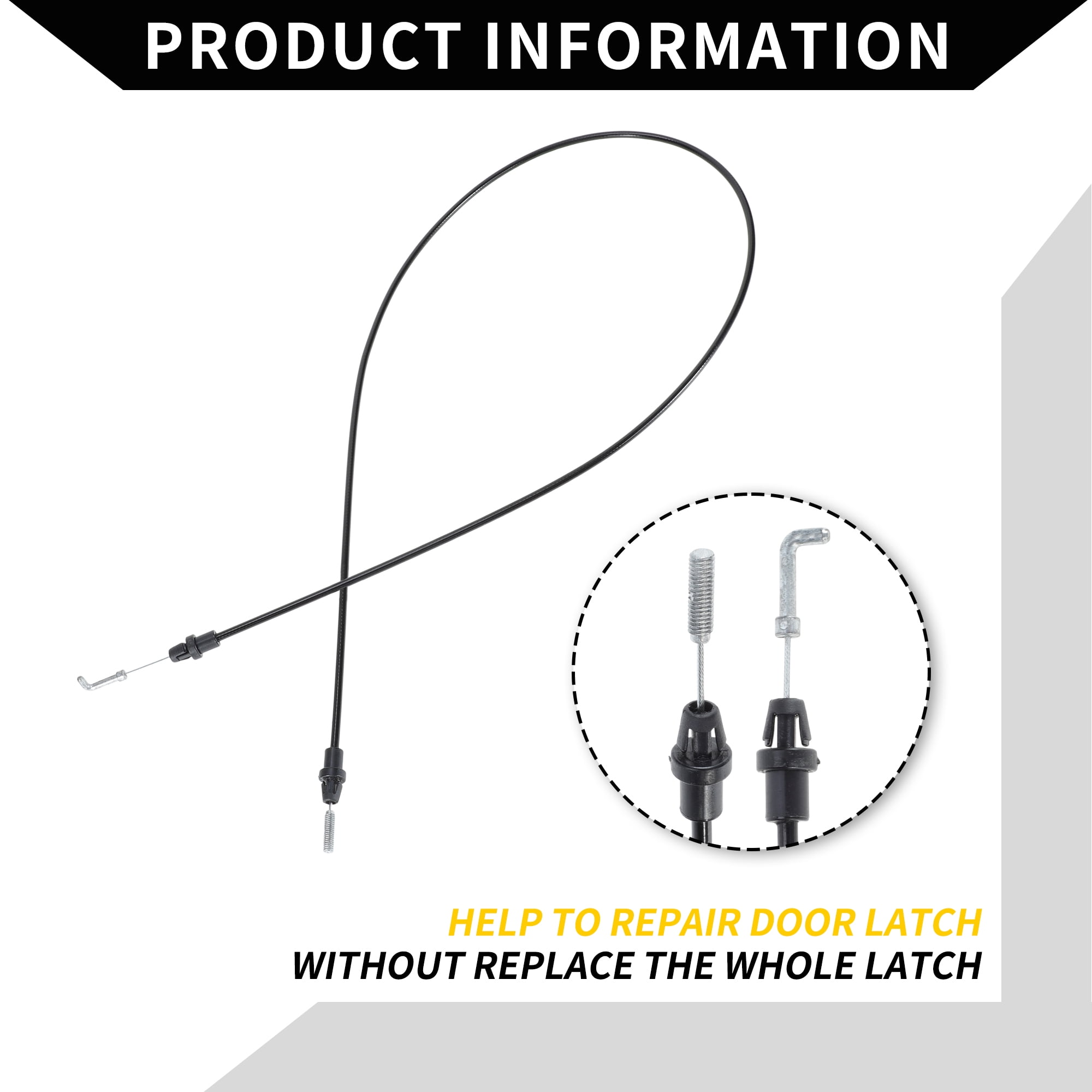 Unique Bargains Exterior Door Lock Cable Replacement for Ford Transit MK6 MK7 2000-2014