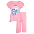 thumbnail image 2 of JEFFRICO Pajamas For Women Capri Set Sleepwear Soft Pajamas Short Sleeve Pajama Sleepshirt With Capri Pants, 2 of 6