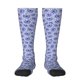 thumbnail image 1 of Balery Blue And White Flowers Calcetines novedosos Calcetines deportivos Calcetines hasta la rodilla Calcetines de algodón Calcetines originales y geniales, 1 of 6