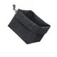 thumbnail image 3 of RV Cesta de almacenamiento de fieltro, cesta de almacenamiento de aperitivos de juguete, caja de almacenamiento de escritorio para dormitorio (gris claro + negro), 3 of 5