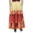 thumbnail image 2 of Bimba Women's Cotton Floral Printed Skirt Elastic Waist Maxi Summer Skirts-S, 2 of 5