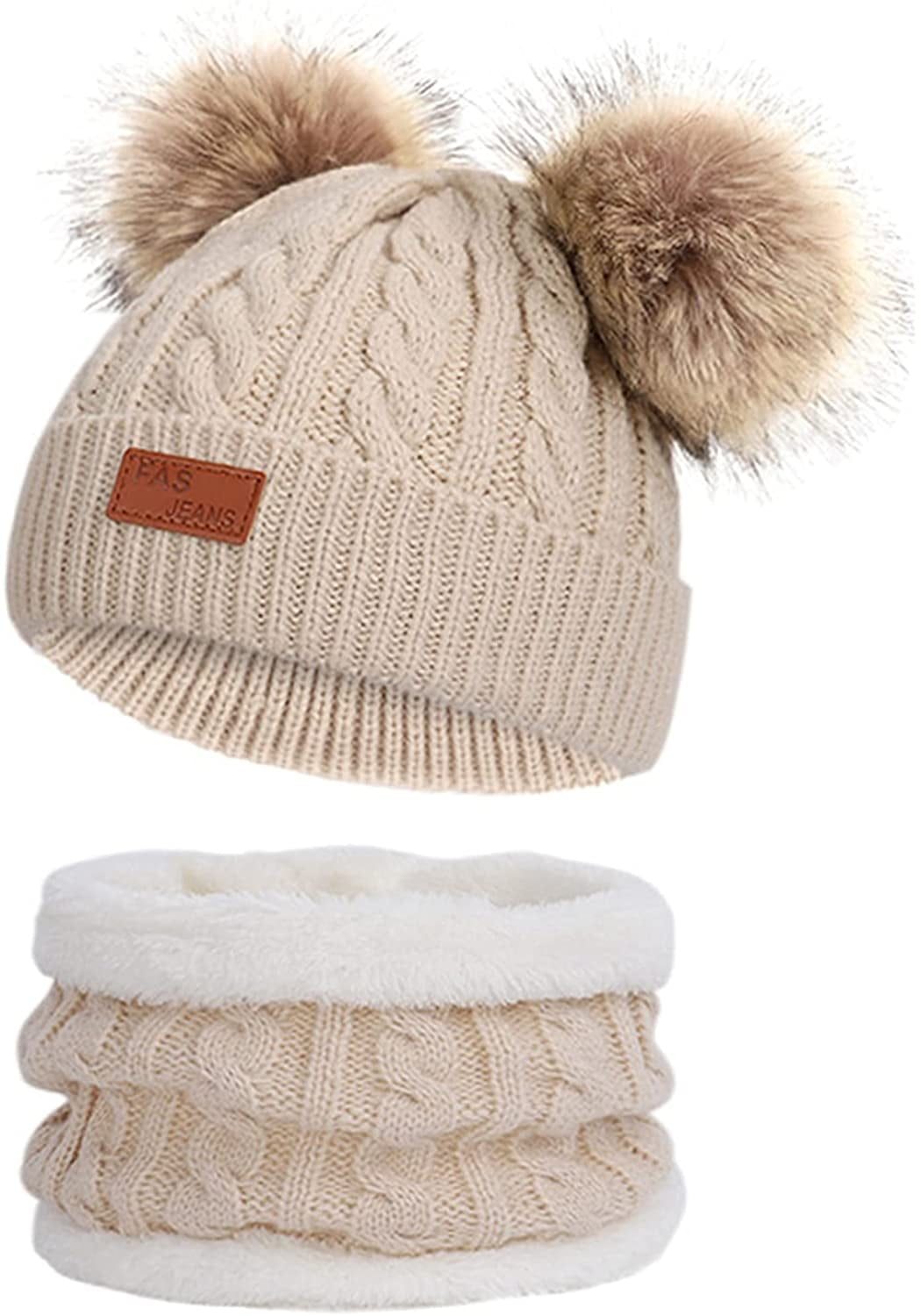 Kid\\\\u2 9s Winter Knitted Beanie Hat 
