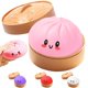 thumbnail image 1 of Pelota antiestrés en forma de dumpling Dufricen, juguete sensorial antiestrés rosa, 1 of 6