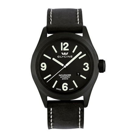 Incursore Automatic PVD Coated Steel Mens Strap Watch Calendar 3874.99T