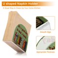thumbnail image 5 of Yayeee Napkin Holder for Table Kitchen Paper Tissue Organization, Green Book Shelf, 5 of 8