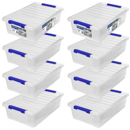Sistema 8 Pack 14 Quart Liter Large Plastic Storage Sistema 8 Pack 14 Quart Liter Large Plastic Storage Containers With Lids
