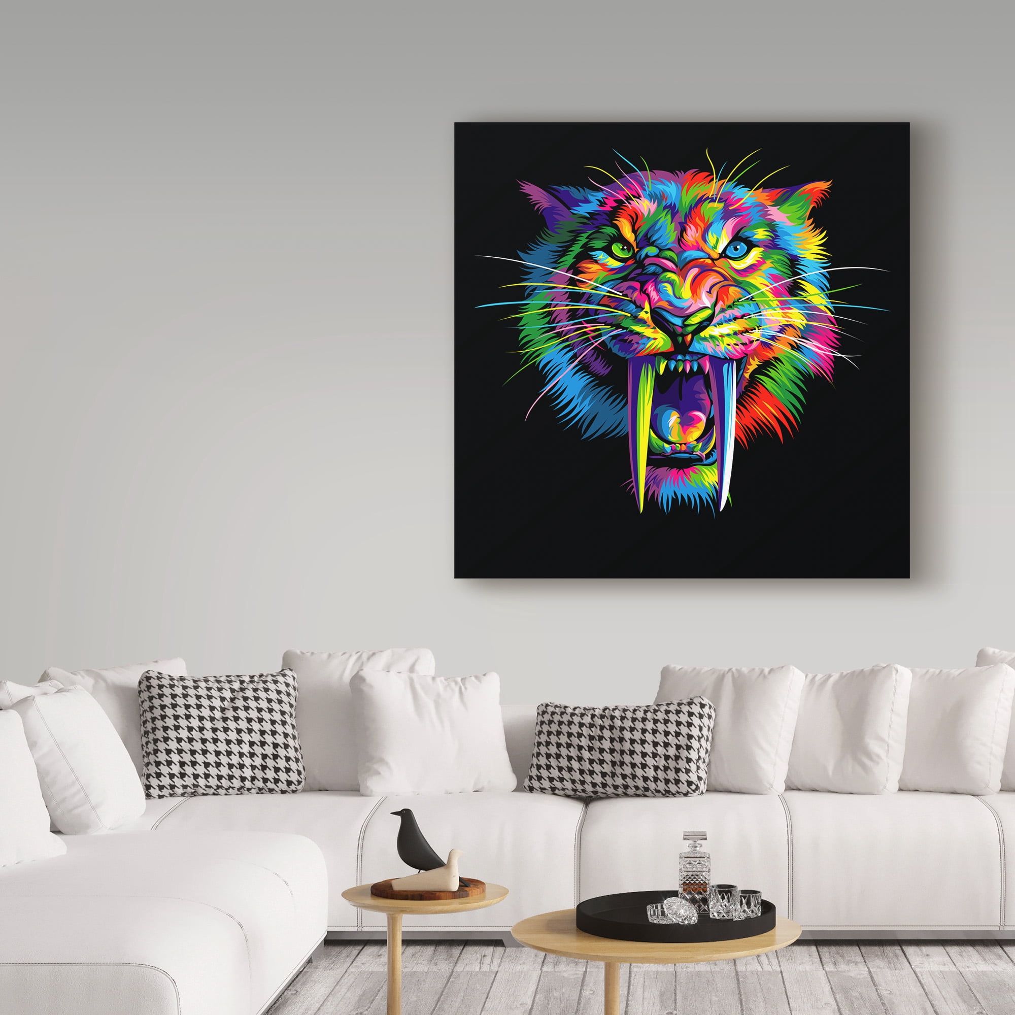 Trademark Fine Art 'Sabretooth' Canvas Art by Bob Weer