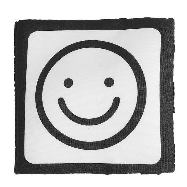 Children Visual Development Washable Cloth Book Early Educational Infant Book ToySmile Face