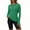 Green, variant on Women Workout Round Neck Shirts Seamless Long Sleeve Yoga Tops with Thumb Holes for Sports Pullover Top Outdoor Active Athletic Shirt White S(S)