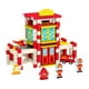 thumbnail image 1 of Casa de bloques de construcción DIY, juguetes de madera, kit de construcción, único, práctico Estación de bomberos, 1 of 9