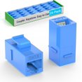 thumbnail image 1 of Acoplador Keystone Sokqovt CAT6 RJ45 (paquete de 24) azul, 1 of 7
