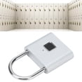 thumbnail image 4 of Candado de Huella Dactilar Candado Ultra Ligero de un Toque con Cerradura de Huella Digital Abierta con Carga USB Cerradura Inteligente sin Llave Impermeable para Casillero ANGGREK Otros, 4 of 8