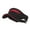 Black Red, variant on Racing Formula 1 Embroidered Sandwich Visor - Black Red OSFM