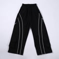 thumbnail image 7 of SNKSDGM Cargo Pants for Girls Cotton Cargo Pants for Girls Cargo Jogger Pants Casual Girl'sElastic Waist Cargo Pants with Pockets 11-12 Years, 7 of 7