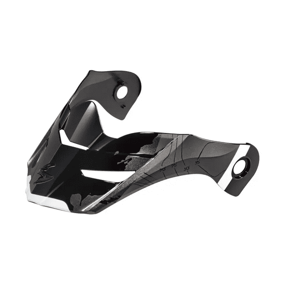 Scorpion Exo Peak Visor for EXO-AT960 Topograhic Helmet - Black/White