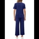 thumbnail image 2 of Conjunto Deportivo de Dos Piezas para Mujer, Informal, de Corta y Pantalón . Azul Oscuro XL, 2 of 5