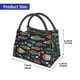thumbnail image 2 of Fotbe Hand Drawn Colorful Fishes Bolsa Térmica Portátil con Estampado, Bolsa de Entrega de Alimentos Aislada, Bolsa Reutilizable de Gran Capacidad para Comidas y Supermercado, 2 of 6