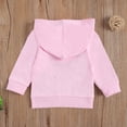 thumbnail image 3 of Bagilaanoe Toddler Baby Girl Boy Casual Sweatshirt Long Sleeve Letters Print Hooded Pullover 6M 12M 18M 24M 3T 4T 5T 6T Kids Loose Tee Tops, 3 of 6