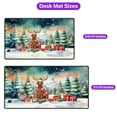 thumbnail image 5 of Merry Christmas Santa Reindeer Antlers Vizsla Sleigh Xmas Winter Holiday Desk Mat Full Keyboard Mouse Pad Vizslas Dog Lover Gifts Idea Large Mousepad - 00023, 5 of 5