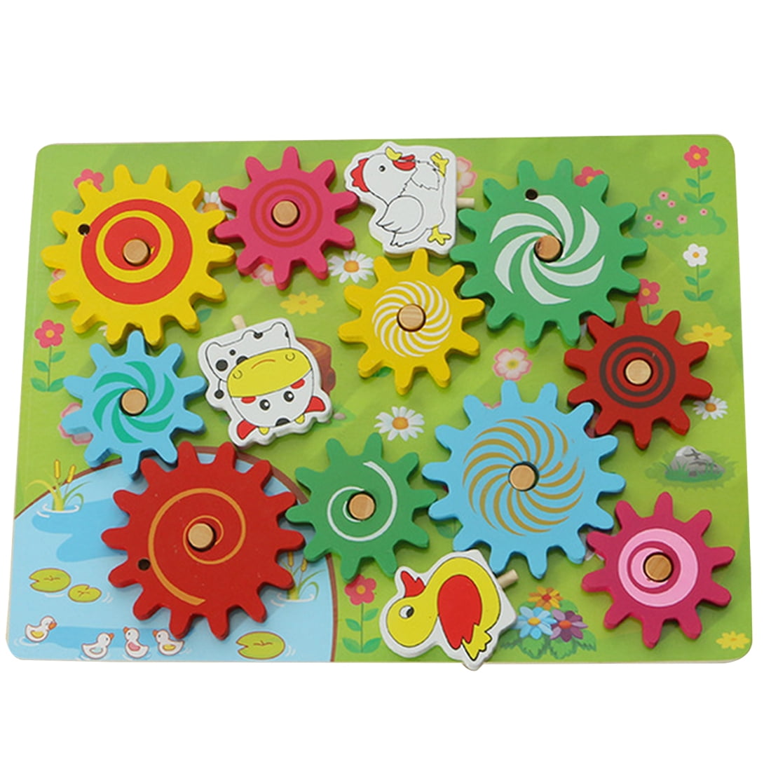 Puzzle Animal Pattern Gear Combination Game Children Development and
