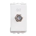 thumbnail image 1 of Toma Coaxial Tv Estévez Omega Plástico Blanco, 1 of 3