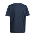 thumbnail image 2 of Athletic Works Boys Active Solid and Print Short Sleeve T-Shirts, 3-Pack, Sizes 4-18 & Husky, 2 of 14