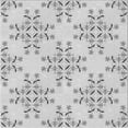thumbnail image 1 of Ahgly Company Indoor Square Patterned Platinum Gray Area Rugs, 8' Square, 1 of 6