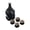 1stoneware black, variant on Giaone Artistic Ceramic Sake Set with Warmer Pots Including Sake Carafe Bottle 4 Cups Stove Bowl Birthday Party