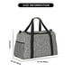 thumbnail image 3 of Disketp Black And White Houndstooth Bolsa de Viaje Tipo Duffle, Bolso de Mano para Fin de Semana para Mujer, Bolsa de Gimnasio Ligera para Hombre, Esencial para Viajes, 3 of 7
