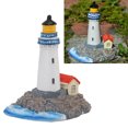 thumbnail image 1 of Adorno De Faro, Decoración Marítima, Exquisita Artesanía, Escultura De Faro Para Estantes, Repisas, Gabinetes, Mesitas De Noche, 1 of 7
