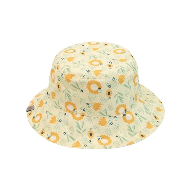 FlapJackKids - Patterned Sun Hat - Bees - M (2-4Y)
