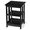 Black, variant on Nightstand 3-Tier Display Shelf Side Table Sofa End Table Corner Table White
