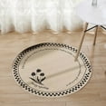 thumbnail image 6 of 23.62 Inch Round Area Rugs Living Room Bedroom Study Computer Chair Cushion Base Mat Round Carpet Lifts Basket Swivel Chair Pad Coffee Table Rug, 6 of 6